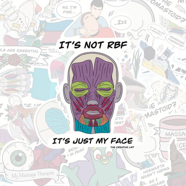 The Creative LMT - Wholesale Sticker - RBF Anatomy | Vinyl Sticker