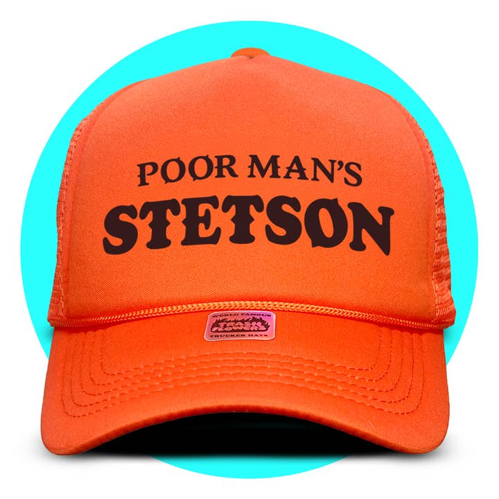 Trash Flowers Trucker Hats - Wholesale Trucker Hat - Unisex - Poor Man's Stetson Trucker Hat