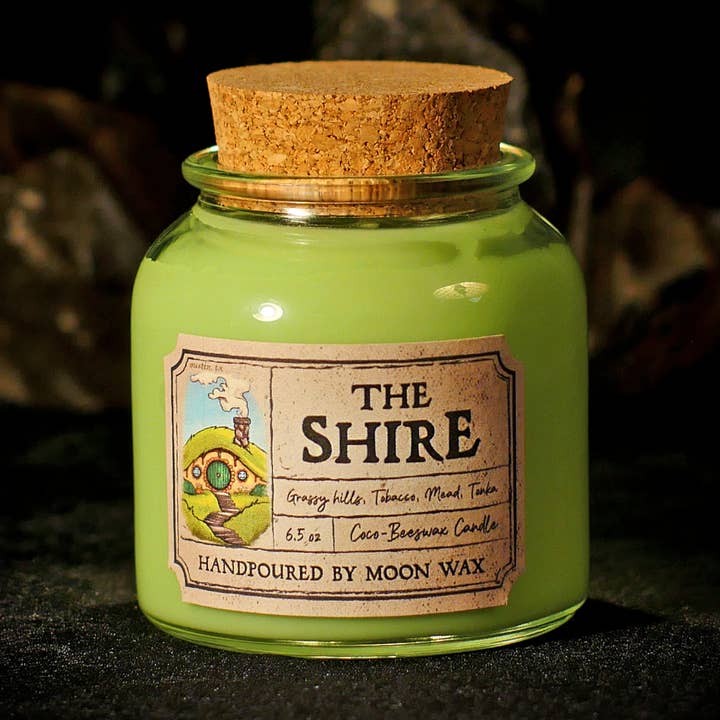 The Shire Candle | 6.5 oz Coconut Beeswax, Non-Toxic for wholesale by Moon Wax