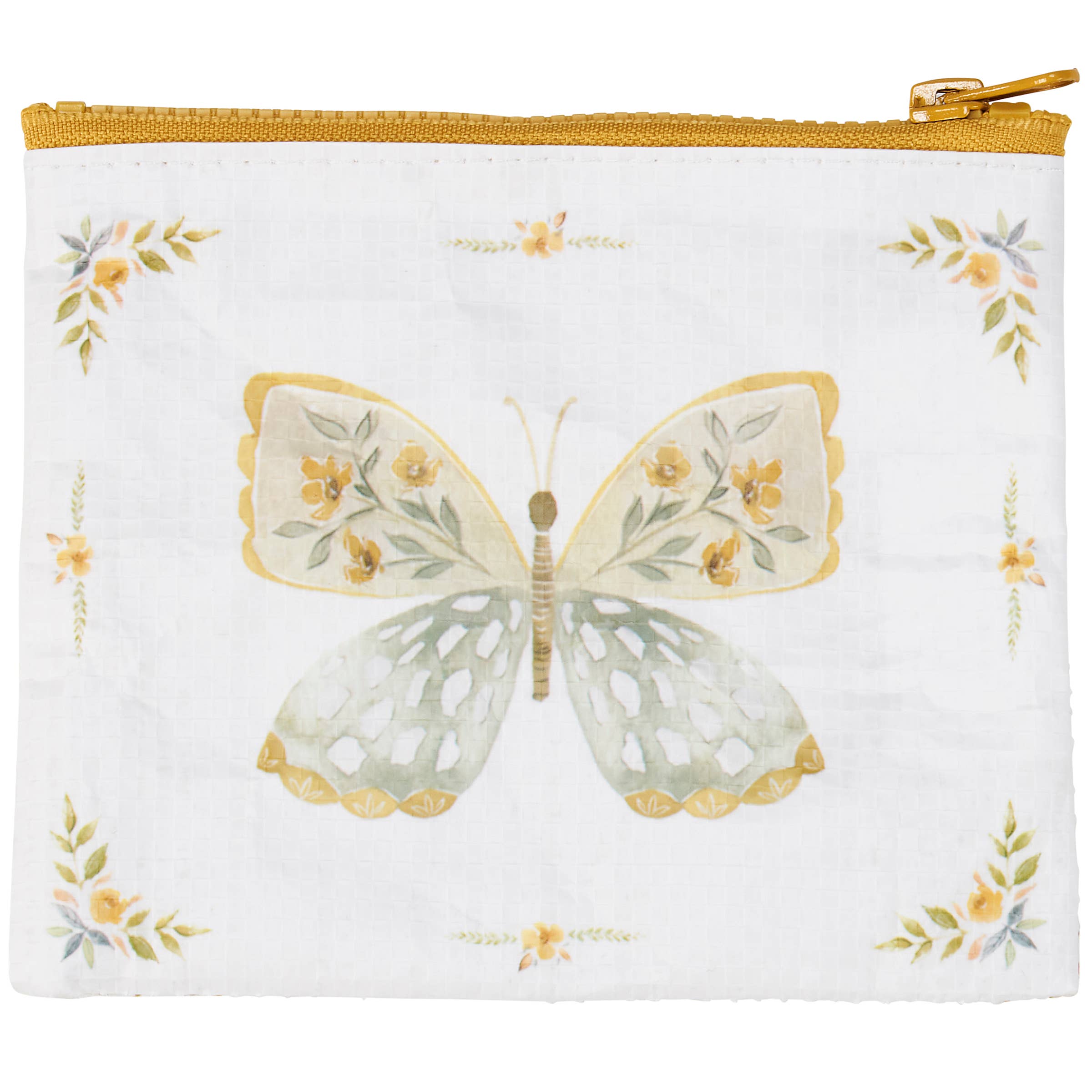 Primitives by Kathy - Wholesale Tote Bag - Unisex - Yellow Butterfly Zipper Wallet3