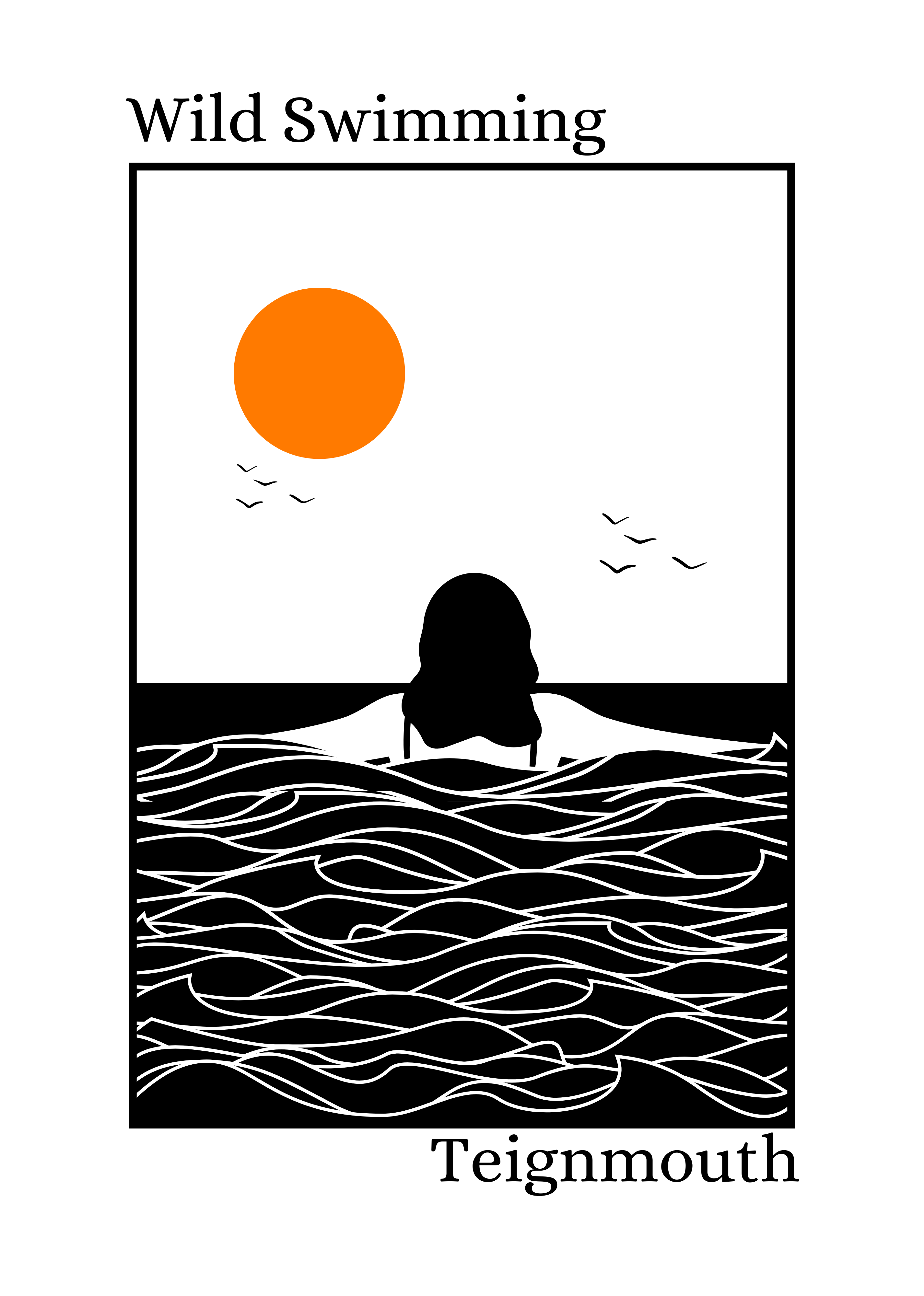 Waves & Wander - Wholesale Art Print - Personalise Location Wild Swims Print7