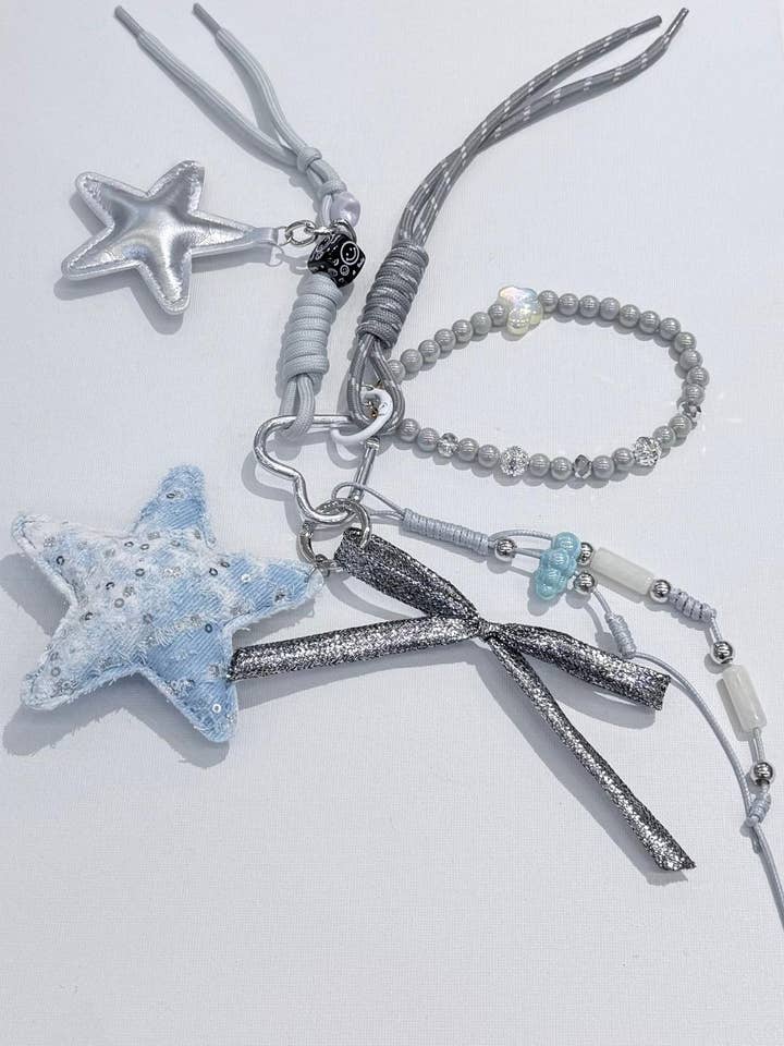 Keychain / Bag Charm Stars for wholesale by SHEERA