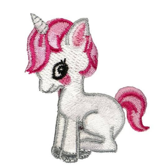 Shocking Pink Bella Baby Unicorn Novelty Hair Clip for wholesale on Faire0