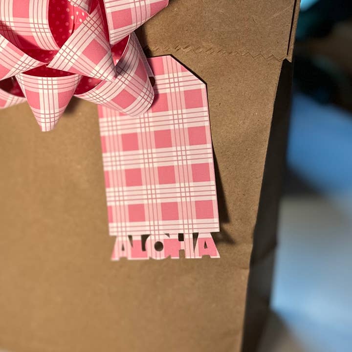 Handmade Aloha Kauai - Wholesale Gift Tag - Handmade Paper Gift Tags - Aloha Set of 60