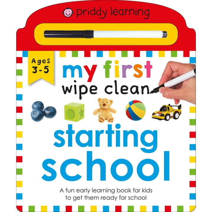 Macmillan Publishers - Wholesale Preschool Book (3-5) - My First Wipe Clean: Starting School Early Learning Book