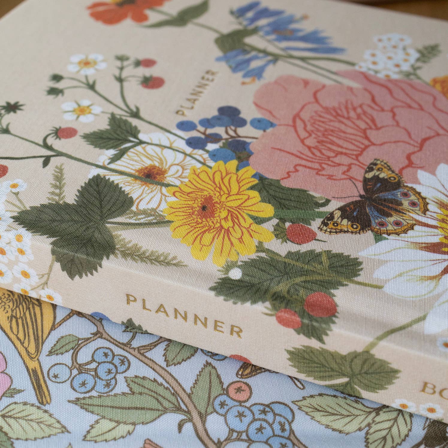 Botanica Paper Co. – Engroshandel Planner – Garden Flora | Linnedindbundet Dato-fri Planlægger1