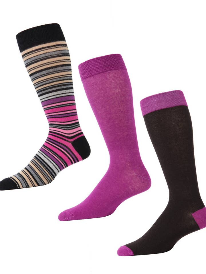 Striptrast Crew Sock 3 Pack for wholesale by Infinity Classics International Inc.