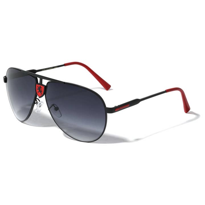 Khan Front Stort Logotyp Aviator kn-m21010 för wholesale av Sunrayzz Imports