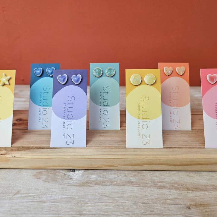 Studio 23 Ceramics – wholesale Stud/post earrings – Studs Selection8