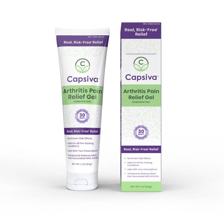 Arthritis Pain Relieving Gel - Tube - (3 oz.) for wholesale by Capsiva