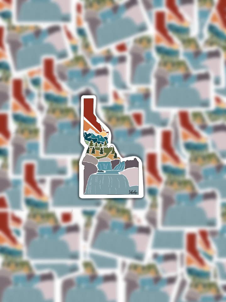 Pegatina Idaho State para venta al por mayor de CreationsByMaddied