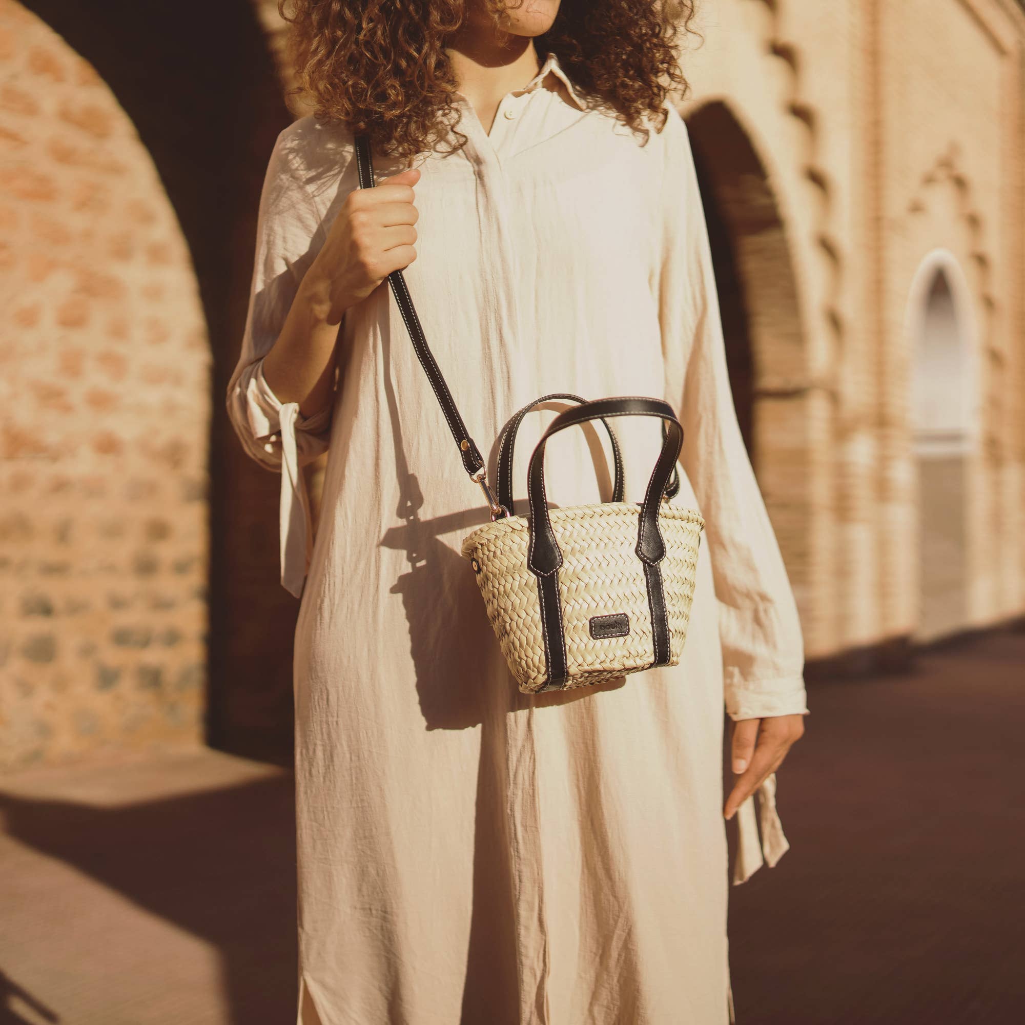 DOUM FOR WOMEN - Vente Sac de plage - STRAW BAG - RABIA0