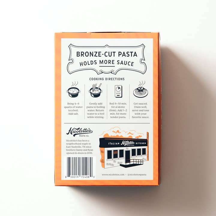 Nicoletto's Pasta Co. - Wholesale Pasta - Bronze Cut Radiatori