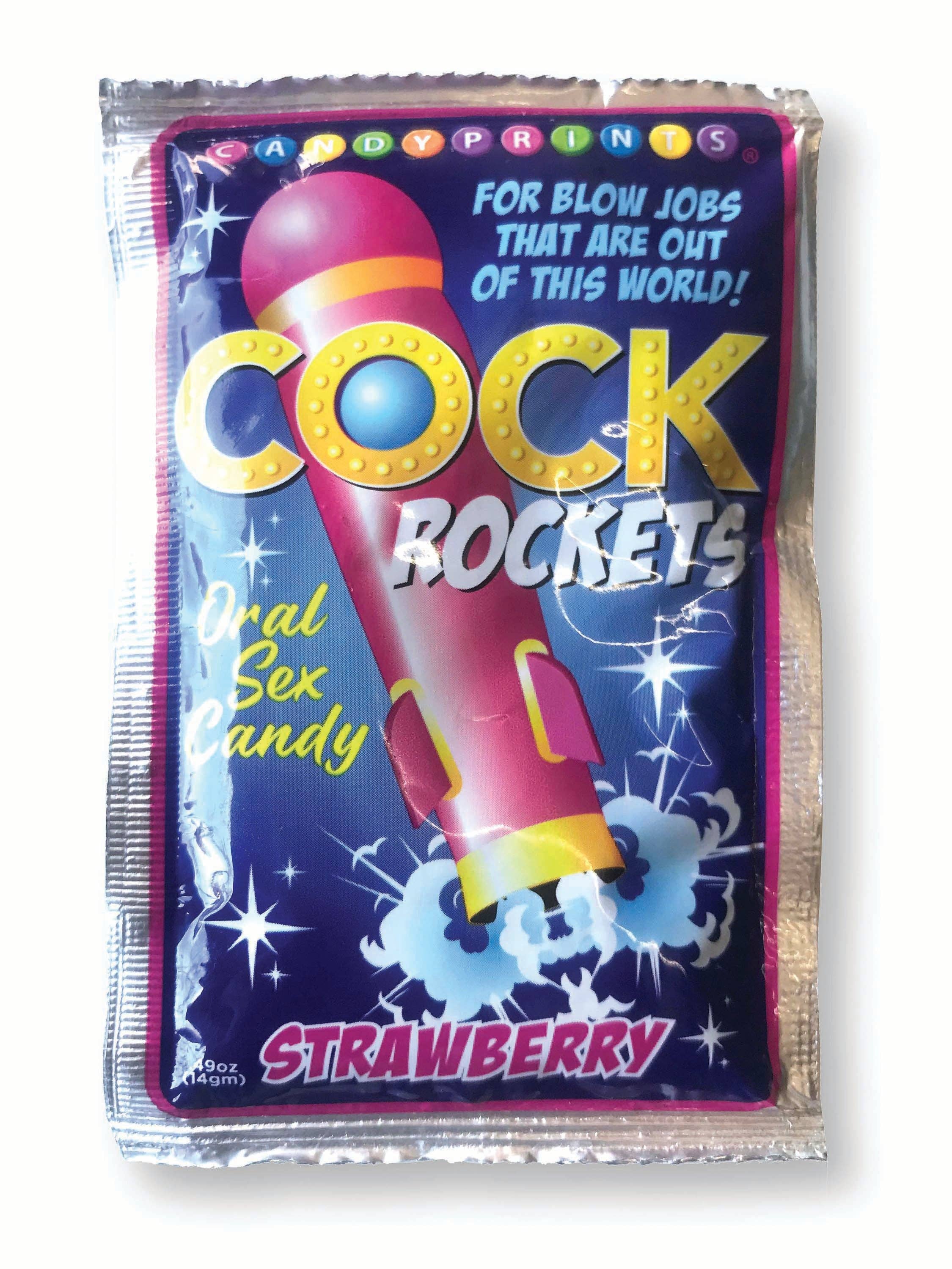 Little Genie Productions - Wholesale Sex Toy - Cock Rockets Oral Sex Candy, POP Display of 36 Grape, Watermelon & Strawberry 🍇 🍉 🍓2