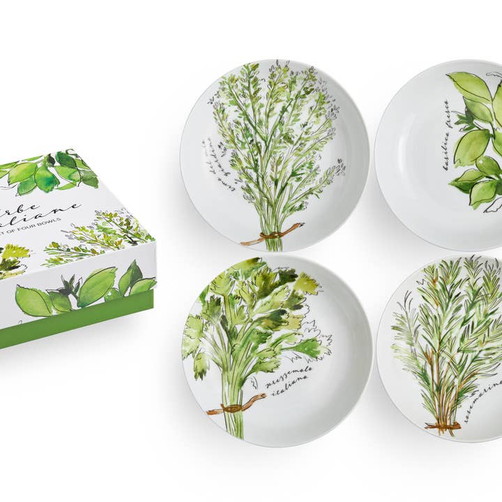 Tigelas Erbe Italiane S/4 por atacado de Rosanna