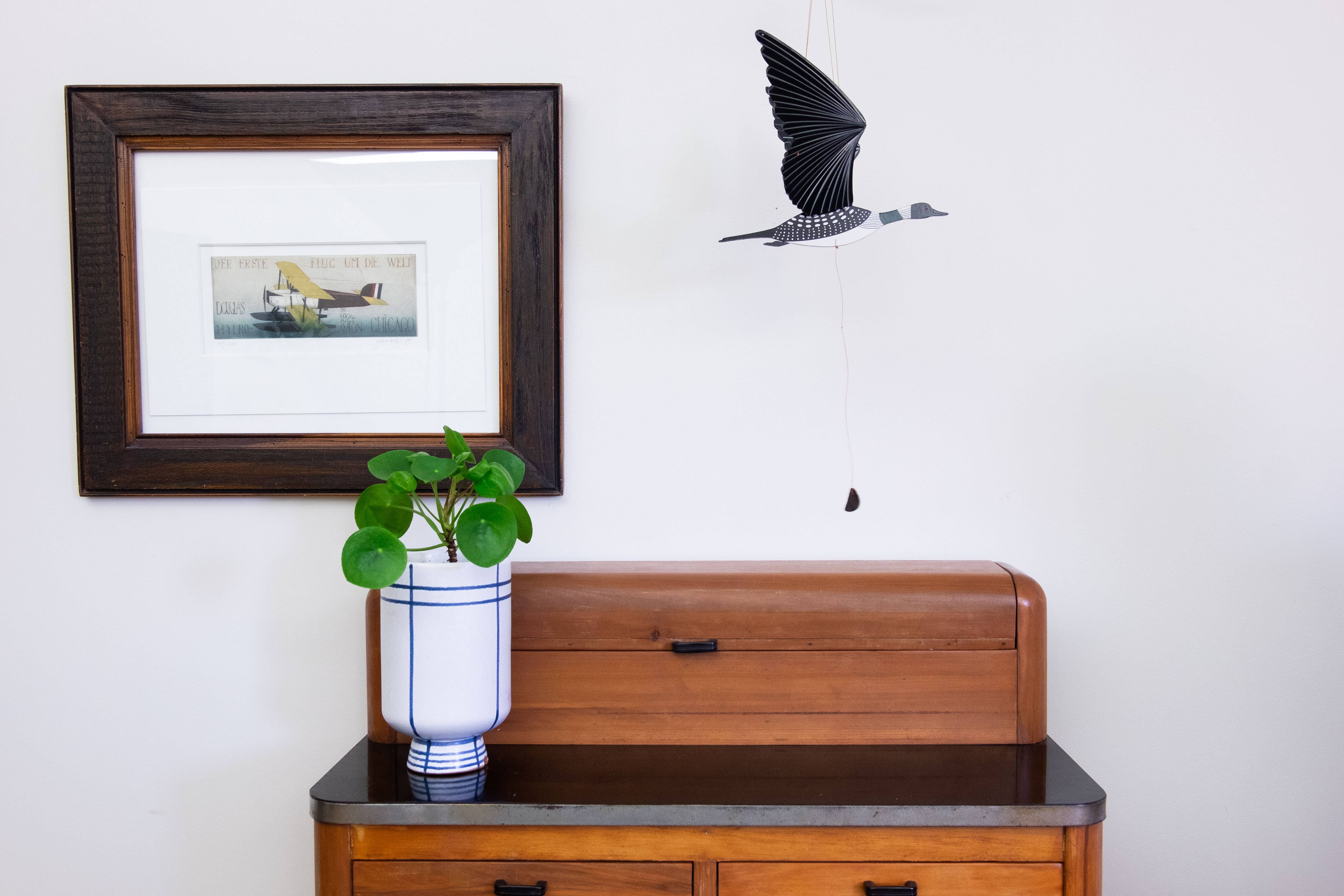 Tulia's Artisan Gallery - Wholesale Mobile - Loon Bird Flying Mobile2