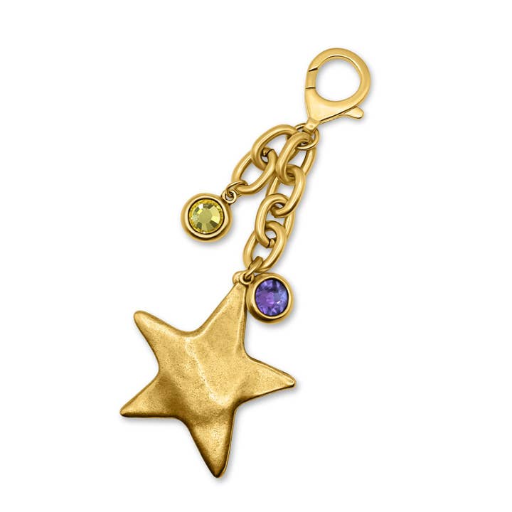 Custom Star Bag Charm for wholesale by Bowood Lane