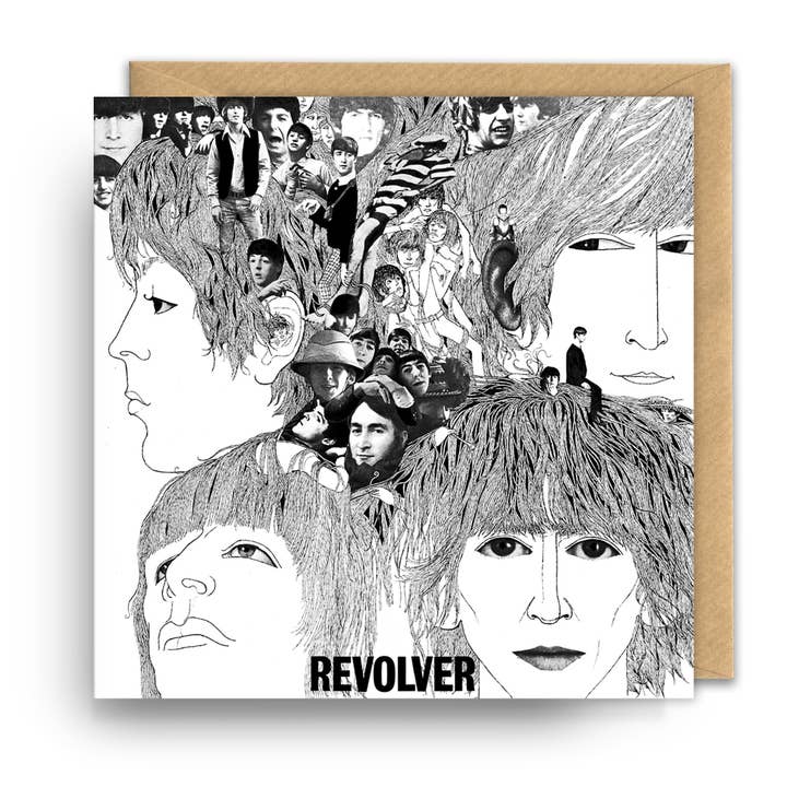 Vierkante Wenskaart - Beatles - Revolver voor wholesale door Hype Associates Ltd
