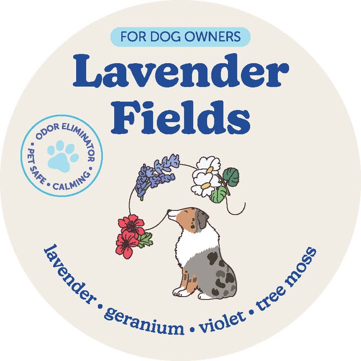 Happy Wax - Wholesale Pet deodorising spray - Lavender Fields Pet Wax Melts for Dog Owners 4 oz Eco-Tin