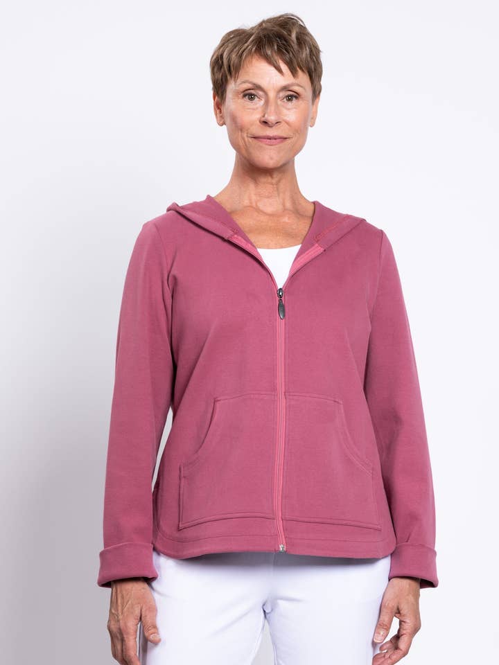 Giacca Bowen, Rosa Polvere, Cotone per la vendita all'ingrosso da parte di Blue Sky Clothing Co LLC