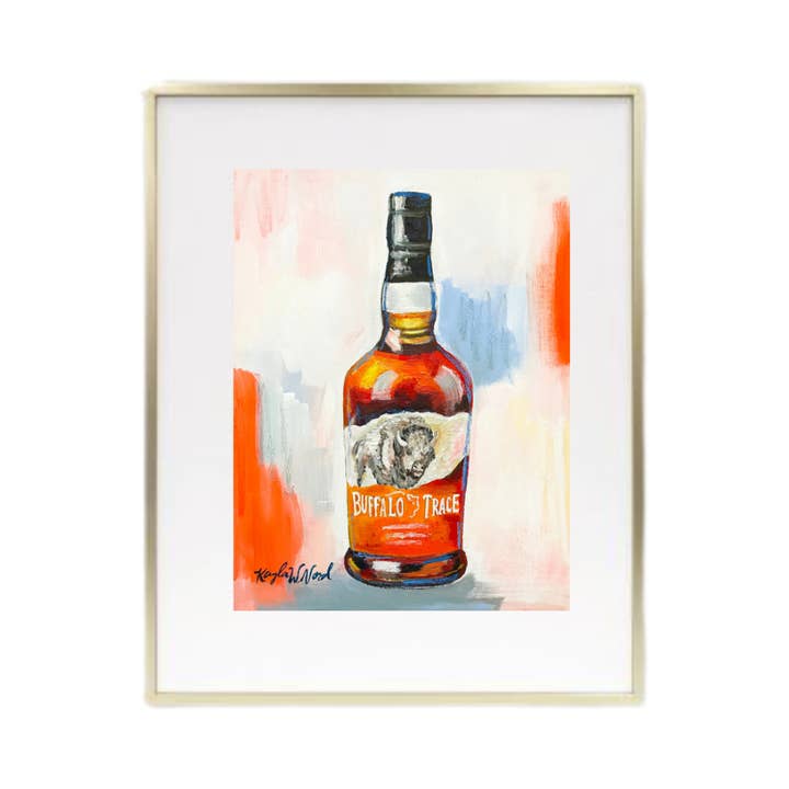 "Buffalo Trace" (PRINT) for wholesale by Kayla Weber Art