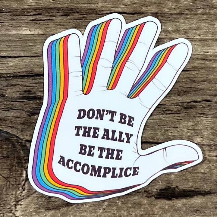 LGBTQ Ally Love Pride Waterproof Stickers for wholesale by S&Y Brand Paper co.