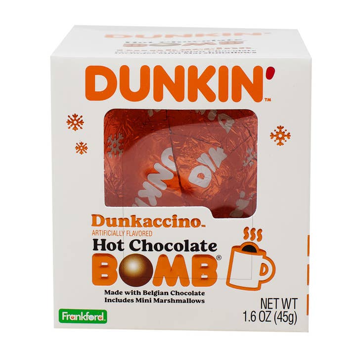 I Got Your Candy - Wholesale Hot Cocoa Mix/Kit - Frankford Dunkin' Dunkaccino Hot Chocolate Bomb 1.6oz - 12ct