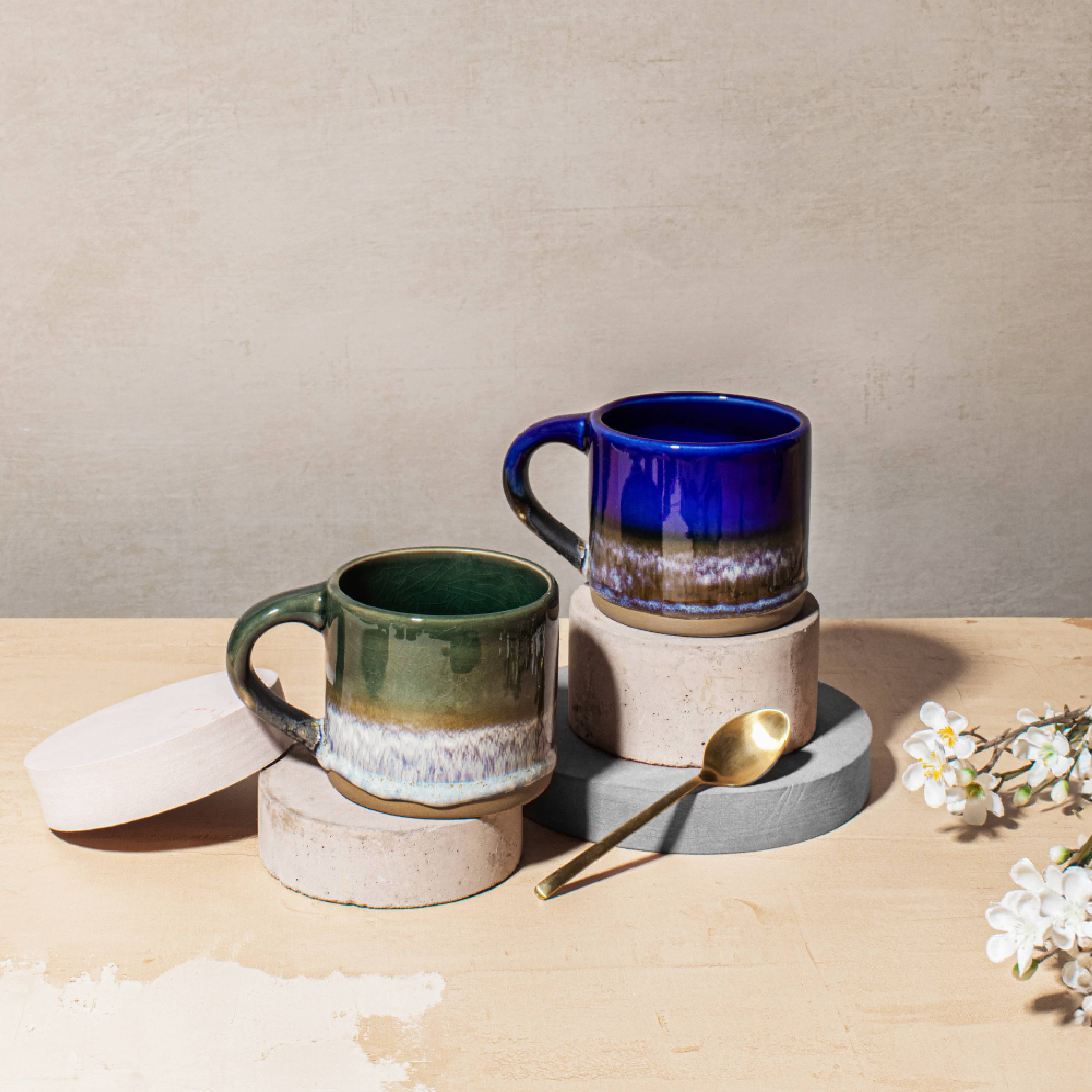 Sass & Belle Europe - Vendita all'ingrosso Tazza da tè/caffè - Tazza Marlowe color oliva/marrone1