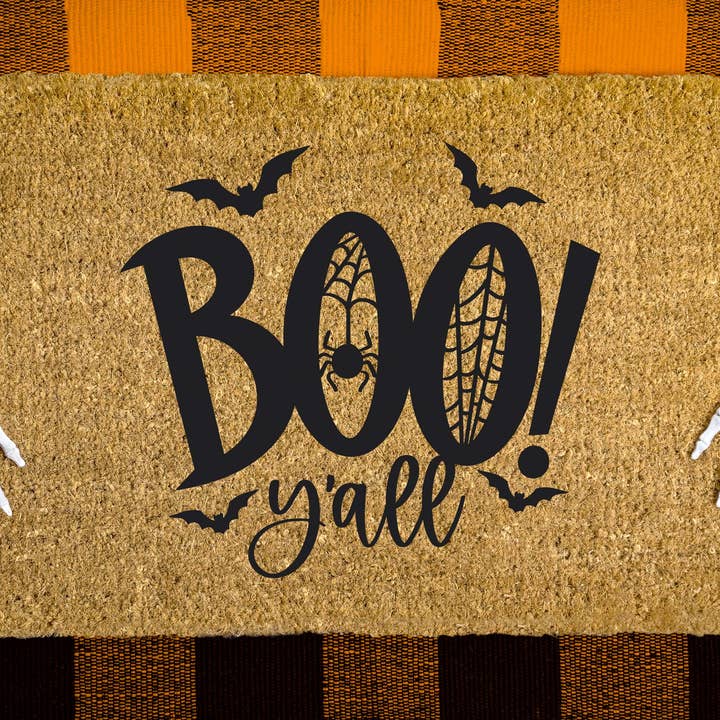 Felpudo Boo Ya'll para Halloween para venta al por mayor de Wholesale Wood Cuts