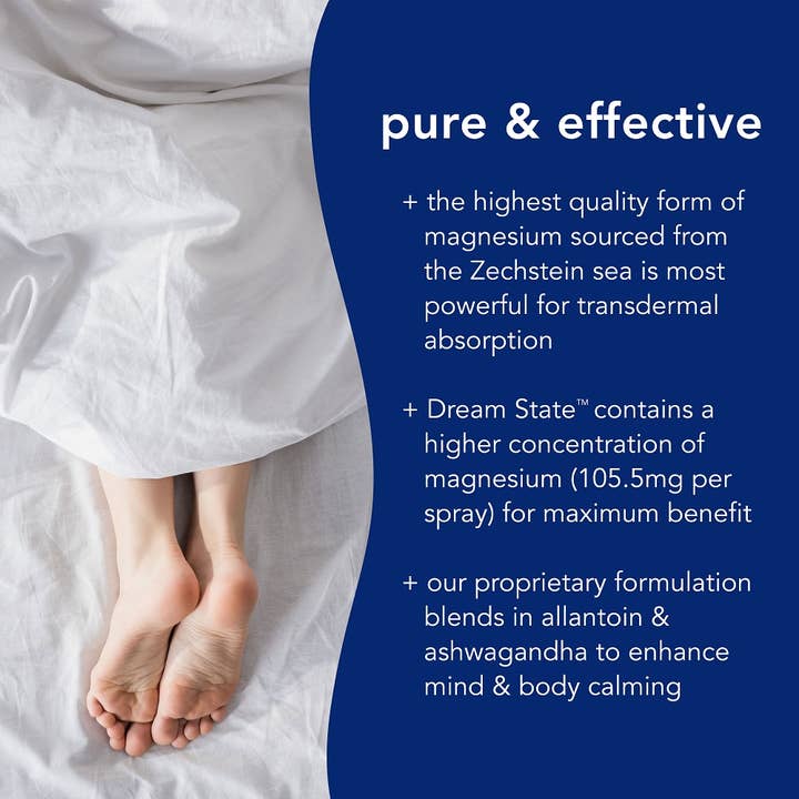 Barefoot Scientist - Vente Supplément oral/vitamine - Dream State | spray de sommeil au magnésium apaisant pour les sens6