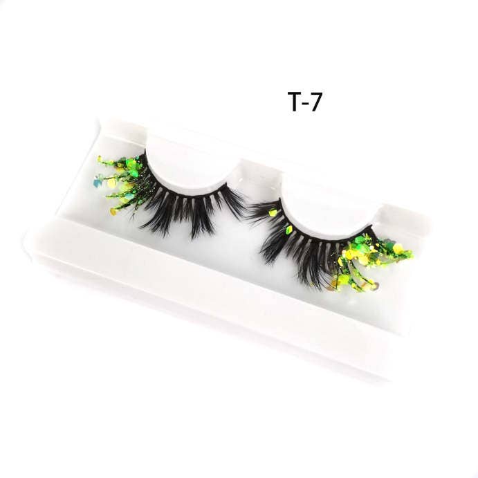 SugarQuoteMeNot LLC - Wholesale False/Fake Eyelashes - Glam Glow-in-the-Dark & Luminous Glitter Glam Eyelashes1