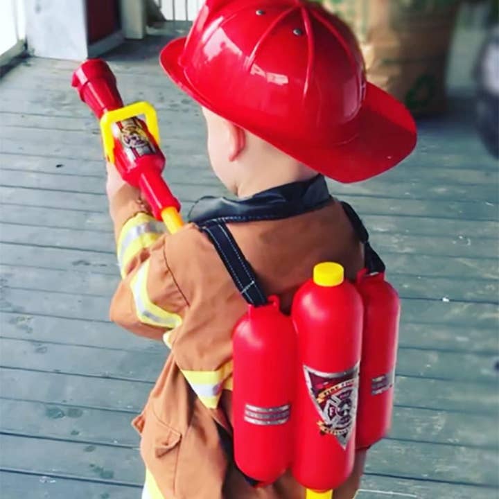 4E's Novelty - Wholesale Beach/Pool Toy - Kids & Baby - 4E's Novelty Firefighter Backpack Water Gun – Ultimate Water Soaker Blaster for Kids' Outdoor Fun