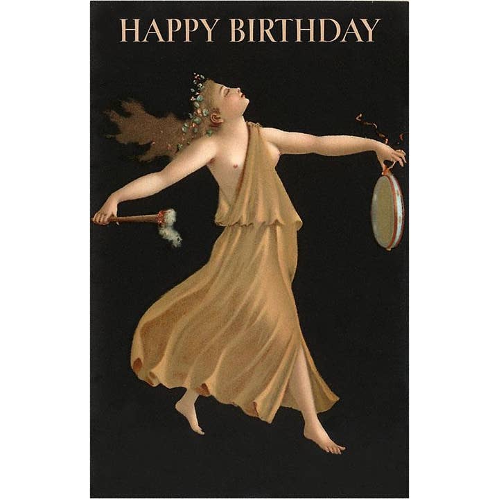 Postcard HB-235 Happy Birthday, Grecian Muse for wholesale by Found Image Press