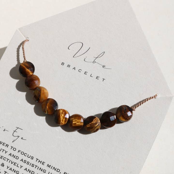 Vibe – wholesale Beaded bracelet – VIBE BRACELET | TIGER'S EYE COINS0