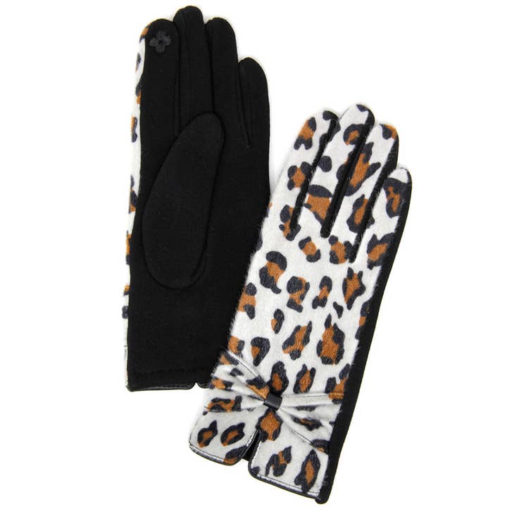 Hana - Wholesale Gloves - Women's - Leopard Print Smart Touchscreen Glove4