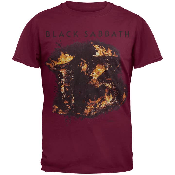 Official Store - Wholesale Screen Printed T-Shirt - Men's - Black Sabbath - 13 Men's T Shirt