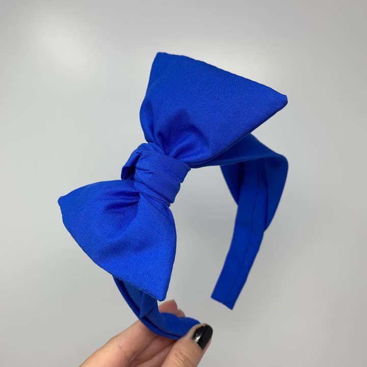 BellaBow XL blu patriottico solido per la vendita all'ingrosso da parte di Bella Notte & Co