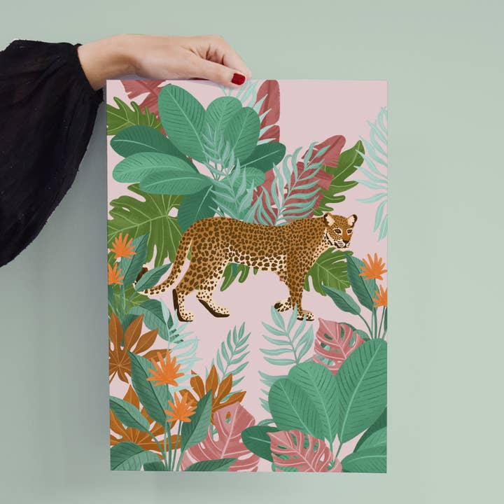 Poster - Botaniska Panther för wholesale av Goed Blauw