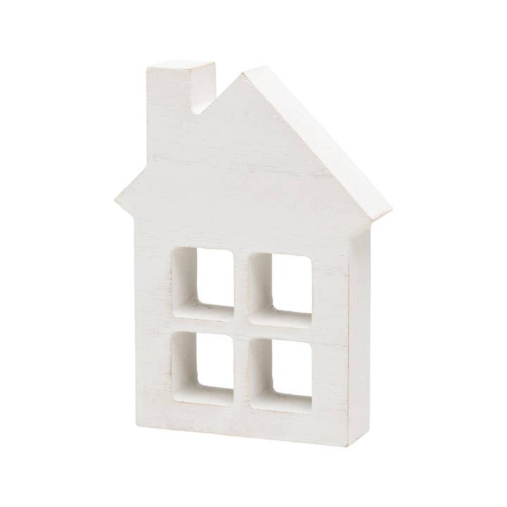 Collins Painting & Design - Wholesale Decorative Tabletop Object - FR-3590 - Medium White Wash House