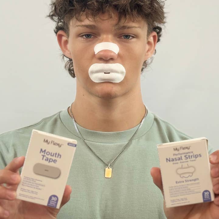 My Flexy – wholesale Sleep/eye mask – Mouth Tape - (White Oval)9