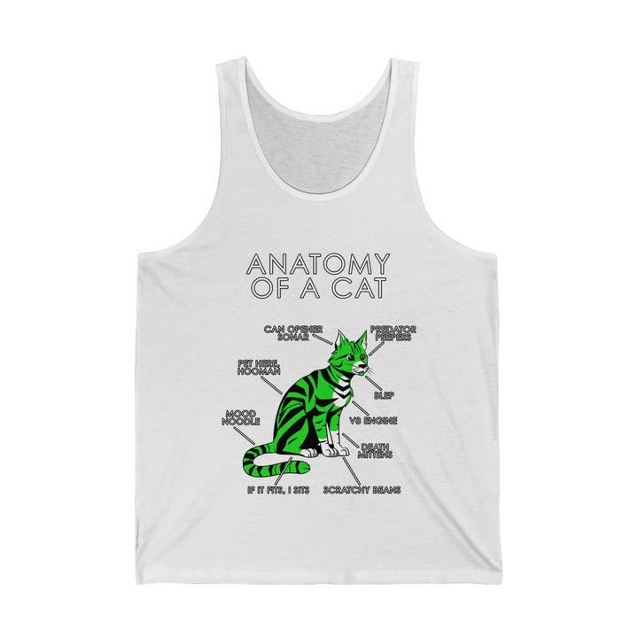 Cat Green - Tank Top for engroshandel hos Artworktee