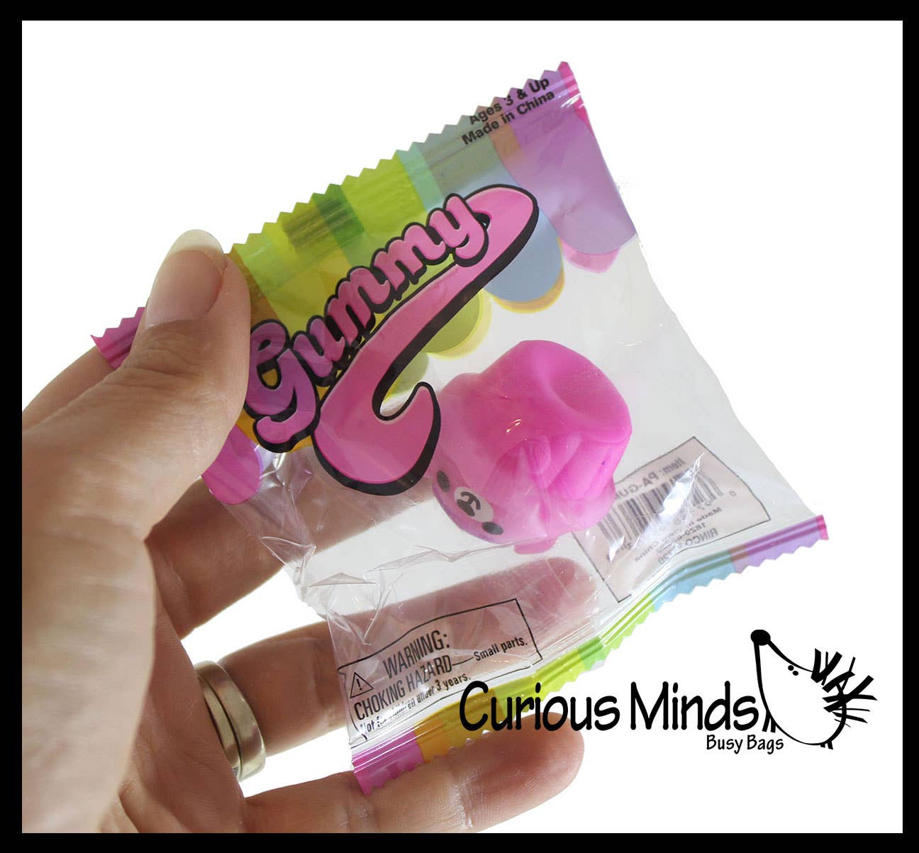 Curious Minds Toys - Vente Fidget/jouet anti-stress – enfant - 1 cupcake de nourriture pour animaux Mochi Squishy - Kawaii - Cute Individ2