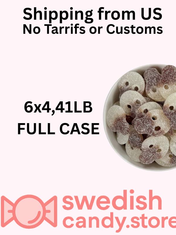 Matthijs Cola Skulls 6x4,41LB Doces Suecos CAIXA COMPLETA por atacado de Swedishcandy.store US