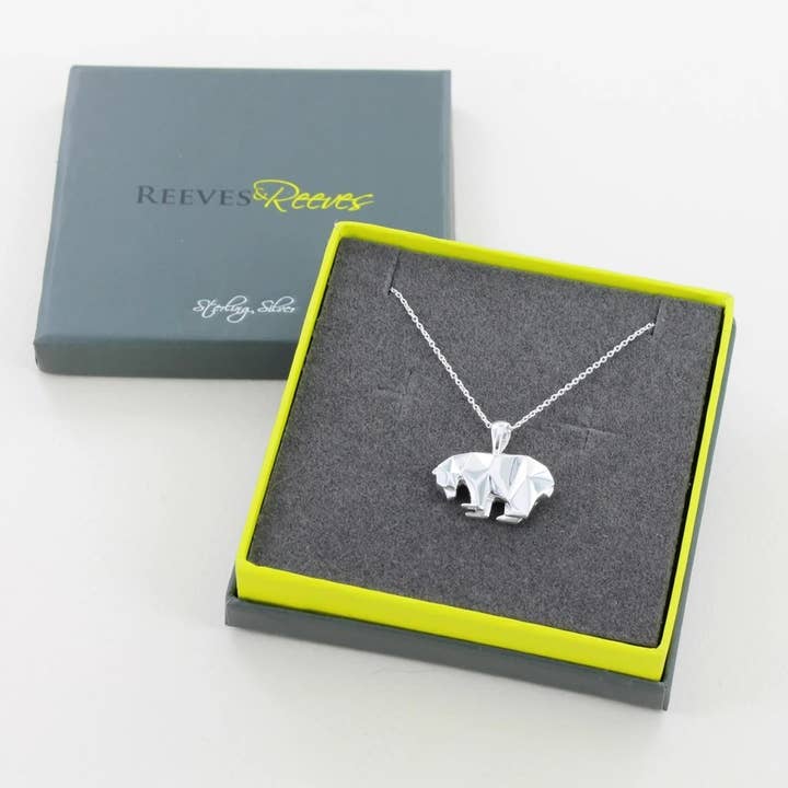 REEVES & REEVES - Venta al por mayor Collares con colgantes/abalorios - Collar Oso Polar Origami