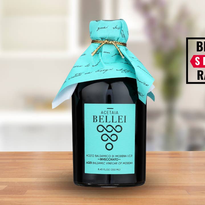 Bellei Blue Label Aged Balsamic Vinegar Modena 8.45oz(250ml) for wholesale by Casacella Foods