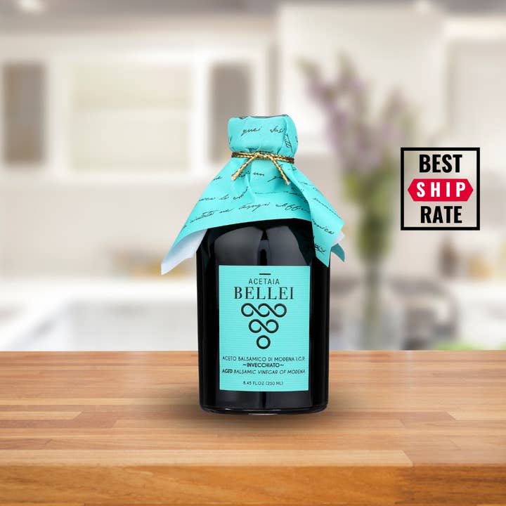 Bellei Blue Label Aged Balsamic Vinegar Modena 8.45oz(250ml) for wholesale by Casacella Foods
