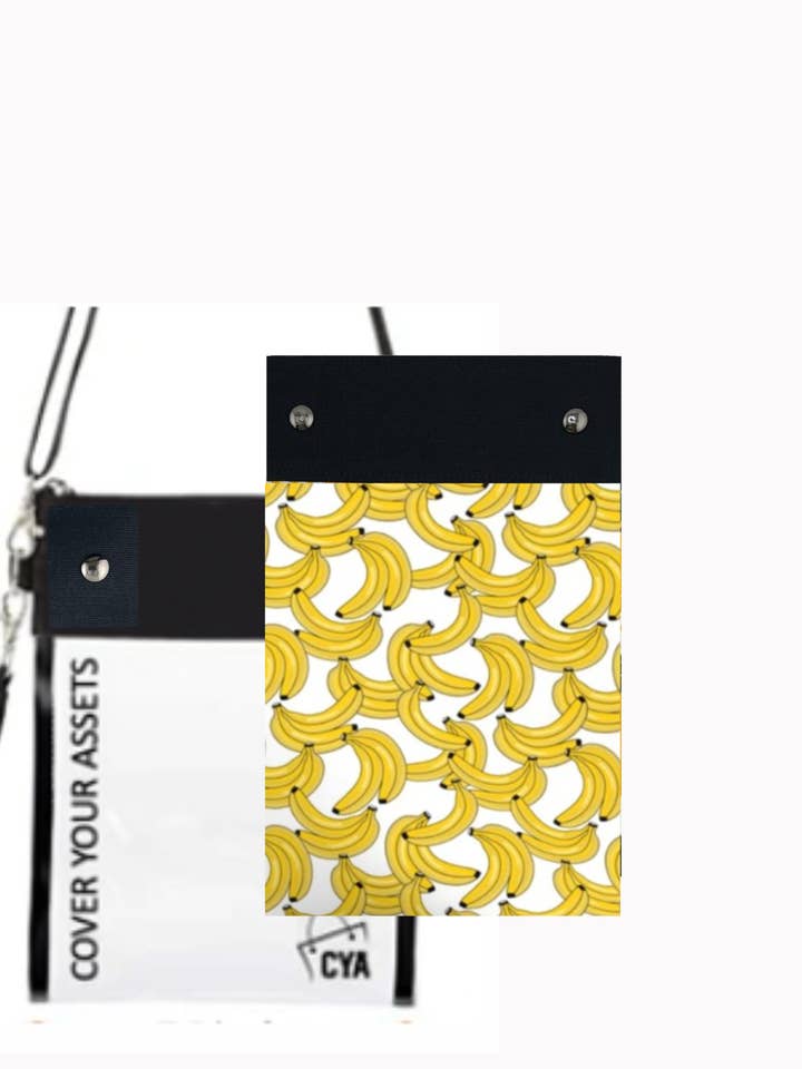 Bananas! Tall - Purse & Cover for wholesale by CYA Accessories