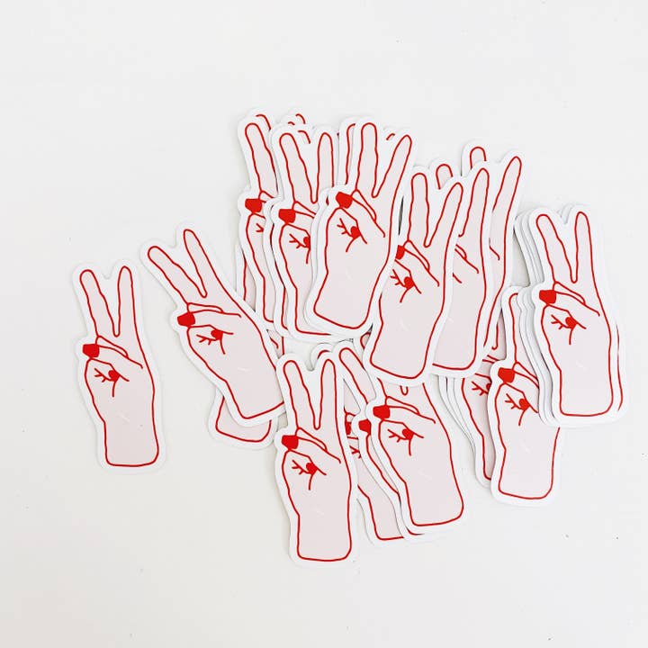 Peace Sticker for wholesale by Handpicked Goods