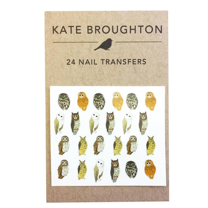 Kate Broughton - Wholesale Nail Art/Decal - Owl Nail Art Transfers
