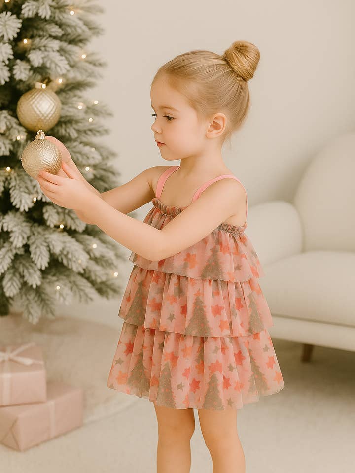 Blush Tule Kerstjurk voor wholesale door House of Henry